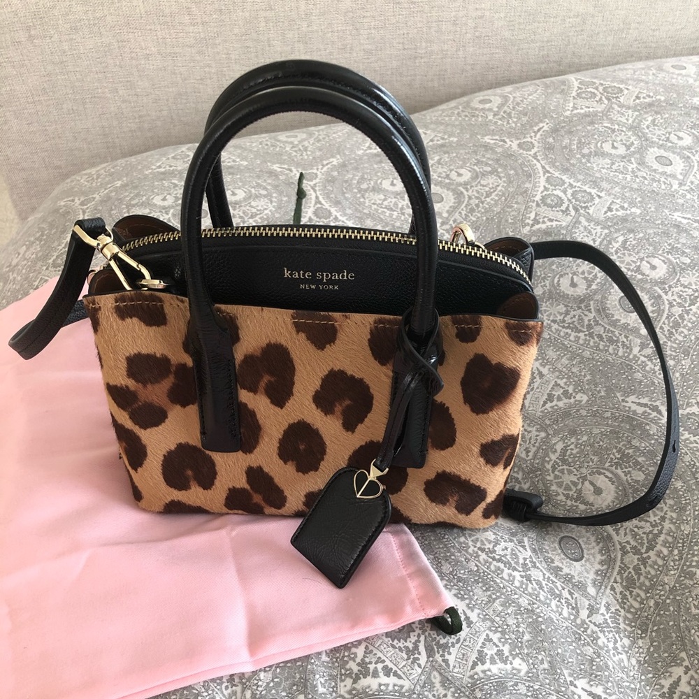 Kate Spade Margaux leopard purse